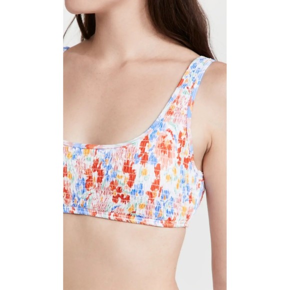 L*Space Women’s Izzie Swimwear Swim Bikini Top Flowers Forever Sz M NEW - Picture 9 of 9